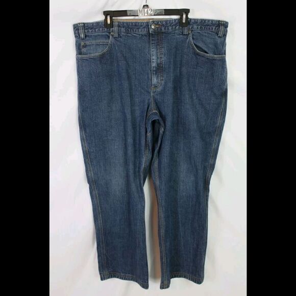 DULUTH TRADING CO. Jeans ~ Size 44 x 30 ~ Flex Ballroom Fit ~ Relaxed ~ - Picture 1 of 4
